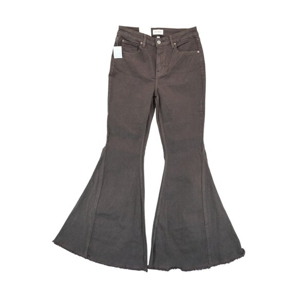 NWT Shyanne Women's High Rise‎ Flare Jeans Size W30 L32 Brown - Picture 1 of 9